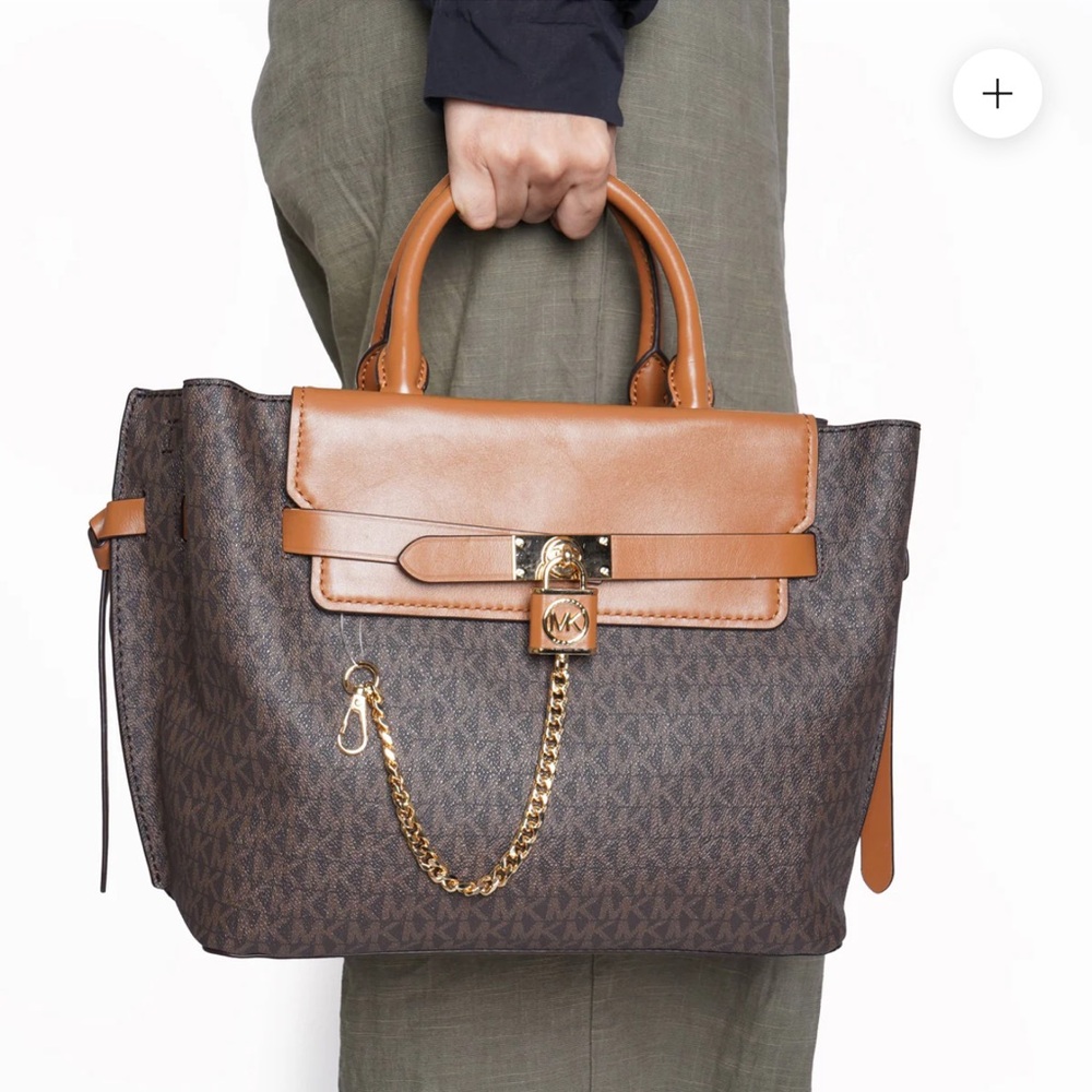 Michael Kors large Hamilton legacy belted bag